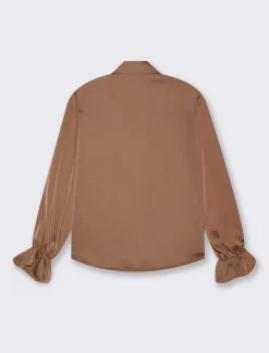 Piazza Italia Casacca con arriccio e maniche con elastico - Cammello Fashion