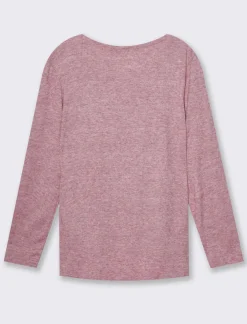 Piazza Italia Casacca con collana a manica lunga - Rosa Clearance