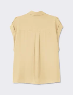 Piazza Italia Casacca con tasconi e alette alle spalle, vestibilita' comfort , stile military - fieno Beige Outlet