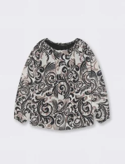 Piazza Italia Casacca manica lunga stampata - Nero Shop