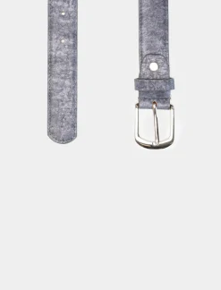 Piazza Italia Cintura basica liscia da uomo - Grigio Shop