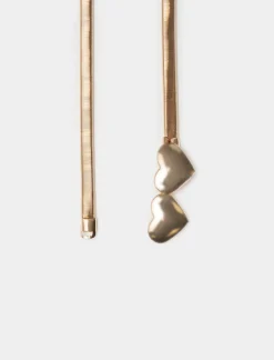 Piazza Italia Cintura da donna elastica metallo - var 1 Hot