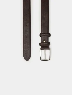 Piazza Italia Cintura da uomo bombata lunghezza 110/115 cm - Marrone Best