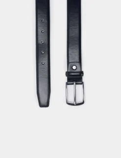 Piazza Italia Cintura da uomo bombata saldata lunghezza 110/115 cm - Blu Flash Sale