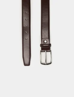 Piazza Italia Cintura da uomo bombata saldata lunghezza 110/115 cm - Marrone Sale