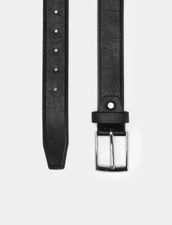 Piazza Italia Cintura da uomo liscia - Nero Store