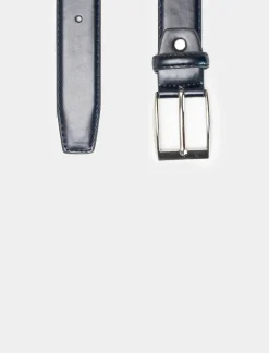 Piazza Italia Cintura da uomo liscia lunghezza 110/115 cm - navy Blu Online