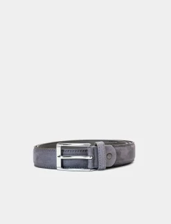 Piazza Italia Cintura da uomo scamosciata 110 cm-115 cm - Grigio Online
