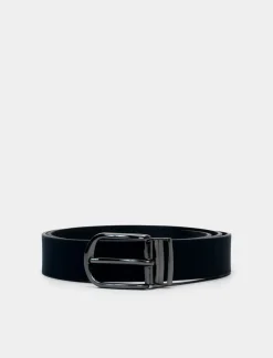 Piazza Italia Cintura da uomocon attacco rapido lunghezza 110/115 cm - Blu Cheap