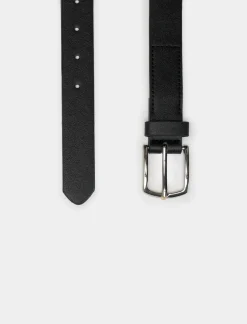 Piazza Italia Cintura liscia da bambino lunghezza 80 cm-90 cm - Nero New