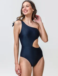 Piazza Italia Costume da bagno intero mono spalla - Nero Sale