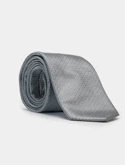 Piazza Italia Cravatta da cerimonia uomo di 8 cm - Grigio Flash Sale