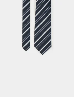 Piazza Italia Cravatta in fantasia da uomo di 8 cm - Bianco Hot