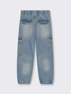 Piazza Italia Denim jogger con elastico a fondo gamba - Denim chiaro Hot