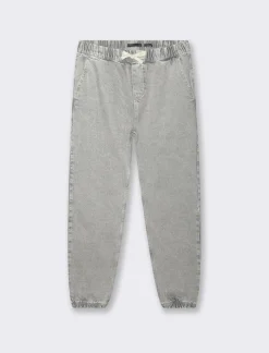 Piazza Italia Denim jogger con vita elasticizzata effetto slavato - Grigio New