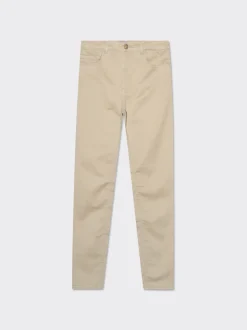 Piazza Italia Denim skinny colorato 5 tasche con bottone in metallo - Beige corda Marrone Best