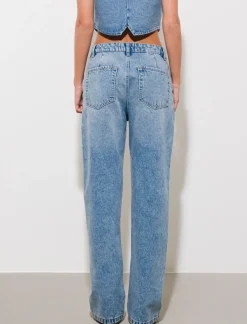 Piazza Italia Denim straight fit vita regular - Denim Blu Store