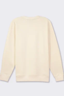 Piazza Italia Felpa basic regular fit in misto cotone garzato - latte Bianco Hot