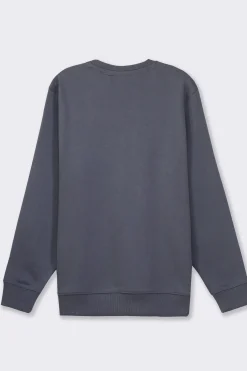 Piazza Italia Felpa basic regular fit in misto cotone garzato - Avion Blu Best