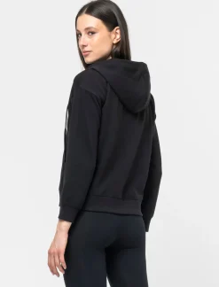 Piazza Italia Felpa basica con leggera garzatura interna e chiusra zip - Nero Clearance