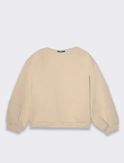 Piazza Italia Felpa basica vestibilita' oversize misto cotone - Beige Best Sale