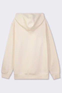 Piazza Italia Felpa cappuccio in misto cotone garzato regular fit - latte Bianco Best Sale