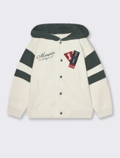 Piazza Italia Felpa college con cappuccio - Beige Hot