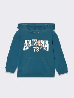 Piazza Italia Felpa con cappuccio con stampa - Ottanio Verde Store