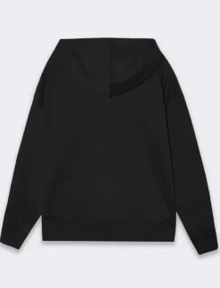 Piazza Italia Felpa con cappuccio e tasca a marsupio con cordino - Nero Best