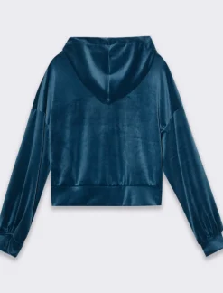 Piazza Italia Felpa con cappuccio e tasca a marsupio sul davanti - Ottanio Verde Shop