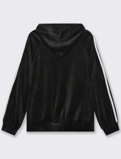 Piazza Italia Felpa con cappuccio e tasche a marsupio sul davanti - Nero Sale