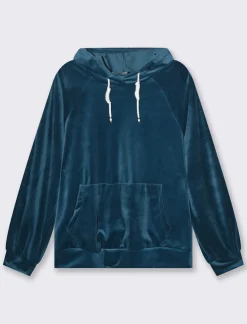 Piazza Italia Felpa con cappuccio e tasche a marsupio sul davanti - Ottanio Verde Cheap