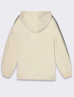 Piazza Italia Felpa con cappuccio in cotone elastico - Beige Best