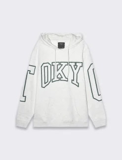 Piazza Italia Felpa con cappuccio in misto cotone garzato regular fit - mel. Grigio Online