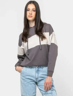 Piazza Italia Felpa con cappuccio vestibilità regular - piombo Grigio Outlet