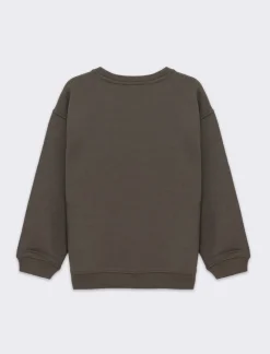 Piazza Italia Felpa con patch da bambino - Marrone New