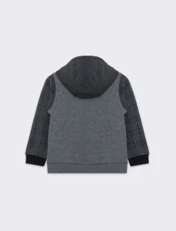 Piazza Italia Felpa con zip e cappuccio - Grigio mel. Shop