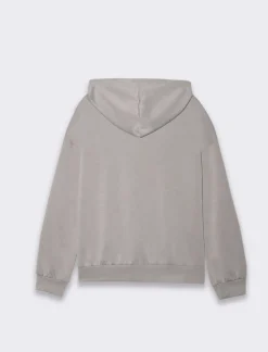 Piazza Italia Felpa con zip e cappuccio con coulizze tasca marsupio - Grigio Outlet