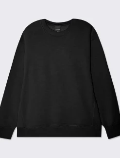 Piazza Italia Felpa crop con cappuccio e chiusura in metallo - Nero Flash Sale