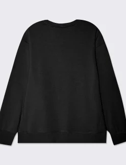 Piazza Italia Felpa crop con cappuccio e chiusura in metallo - Nero Flash Sale