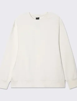 Piazza Italia Felpa crop con cappuccio e chiusura in metallo - Avorio Beige Hot