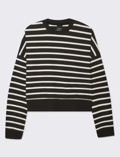 Piazza Italia Felpa crop manica lunga e spalla morbida - var 1 Fashion