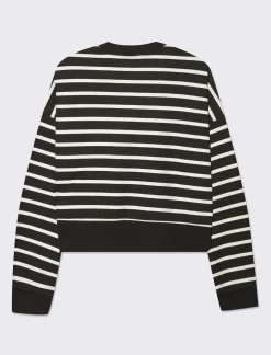 Piazza Italia Felpa crop manica lunga e spalla morbida - var 1 Fashion