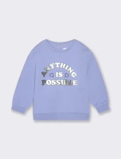 Piazza Italia Felpa fantasia con stampa all over - Azzurro Cheap