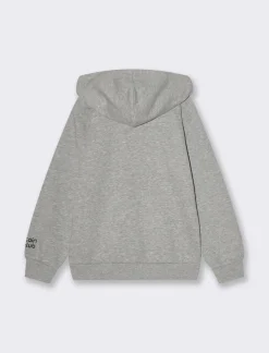 Piazza Italia felpa full zip da bambino - mel. Grigio Best