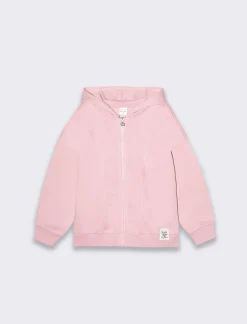 Piazza Italia Felpa garzata da bambina - Rosa Cheap