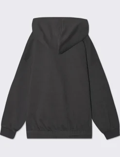 Piazza Italia Felpa garzata in policotone con stampa frontale lucida ed elastico al fondo. - Grigio Cheap