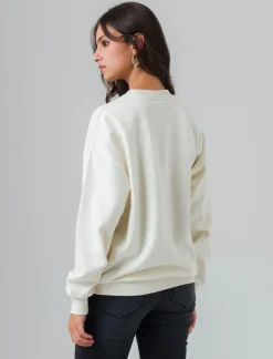 Piazza Italia Felpa giro collo manica lunga e spalle cadenti con stampa natalizia - Var 4 Fashion