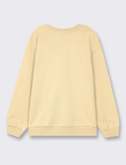 Piazza Italia Felpa girocollo con etichetta sul fondo disponibile in quattro varianti - Beige Fashion