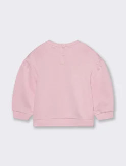 Piazza Italia Felpa girocollo con stampa frontale - Rosa Online